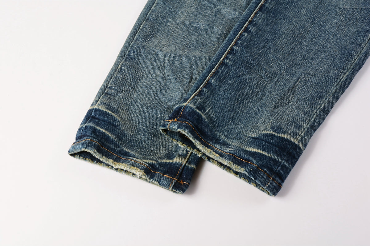 Men's Purple Jeans 9055