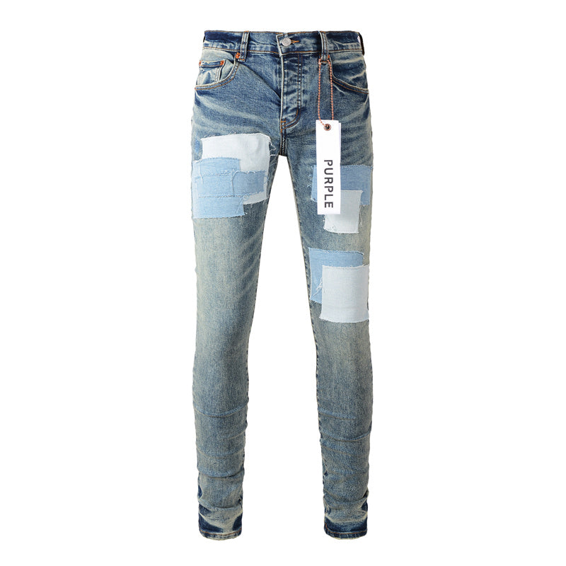 Men's Purple Jeans 9015