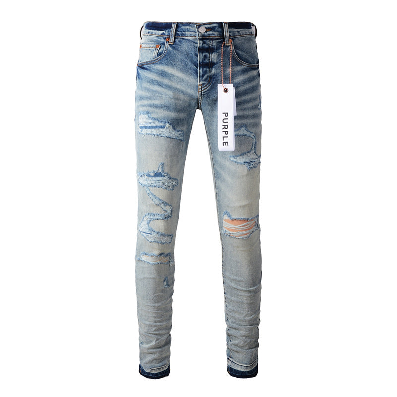 Men's Purple Jeans 9013