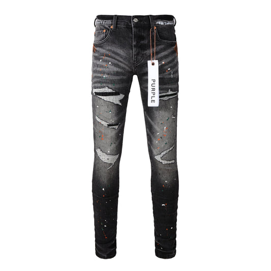 Men's Purple Jeans 9018