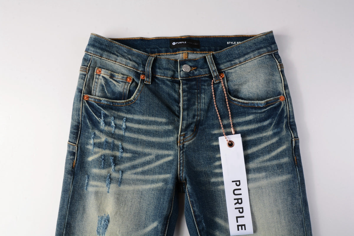 Men's Purple Jeans 9055